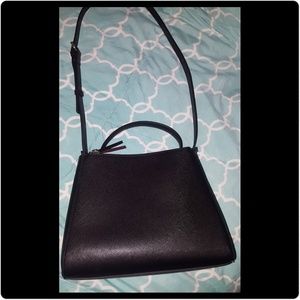 Black Zara Basic Collection cross body bag